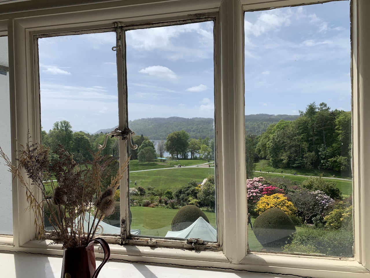 Brockhole creative expereince days - stunning workshop view